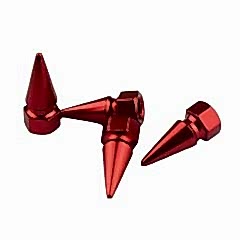 Sivri uçlu sibop kapağı-uzun kırmızı / JTSK45-1