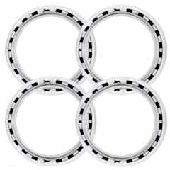 Dacia Uyumlu 16 Jant At Desenli Lastik Yanağı Beyaz Renk 1 Takım 4 Adet