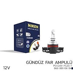 Niken 12V PSX24W Gündüz Far Ampulü (PG20-7) 10’Lu