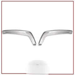 Fiat Doblo Uyumlu Ön Tampon Kaşı -2010 ABS Krom Parça