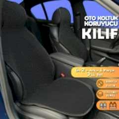 Volkswagen Golf 3 Uyumlu Koltuk Kılıfı Minder Siyah 2+1 Ön Arka Set