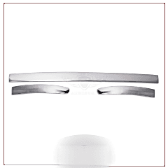 Fiat Linea Uyumlu Arka Tampon Çıtası -2012 Paslanmaz Çelik Parça