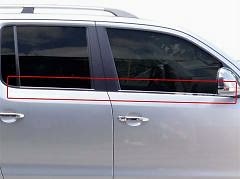 Volkswagen Amarok Uyumlu Cam Çıtası 4 Parça  Krom 2010-2016