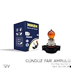 Niken 12V PSY19W Gündüz Far Ampulü (PG20d-2) AMBER 10’Lu