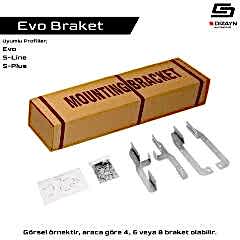 Volvo XC90 2 Evo Braket Seti 193 Cm 2015-2019