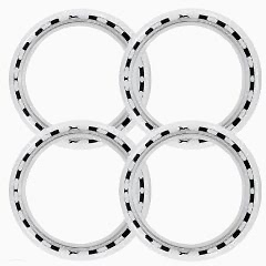 Mazda Uyumlu 16 Jant At Desenli Lastik Yanağı Beyaz Renk 1 Takım 4 Adet