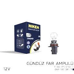 Niken 12V P13W Gündüz Far Ampulü (PG18.5d-1) 10’Lu