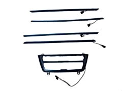 Bmw 3 Uyumlu Serisi F30 Ambians Set (Klima Panel Ve Kapılar) - Mavi Renk