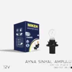 Niken 12V HPC19W Ayna Sinyal Ampulü (PU20d-3) 10’Lu