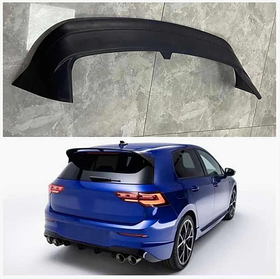 Volkswagen Golf Uyumlu 8 Spoiler - Piano Black (Parlak Siyah)