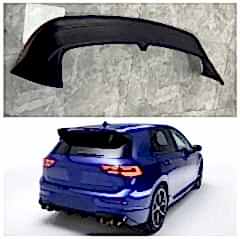 Volkswagen Golf Uyumlu 8 Spoiler - Piano Black (Parlak Siyah)