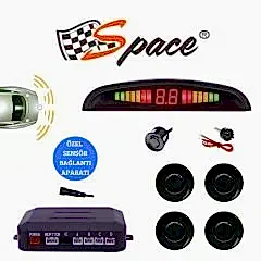 Dijital Göstergeli Ses İkazlı Park Sensörü Siyah 22Mm / Gupr24-S