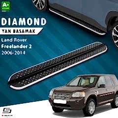 S-Dizayn Land Rover Freelander 2 Diamond Krom Yan Basamak 173 Cm 2006-2014