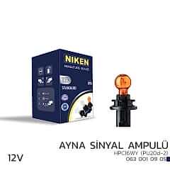Niken 12V HPC16WY Aayna Sinyal AmpulMP (PU20d-2) AMBER 10’Lu