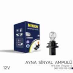 Niken 12V HPC16W Ayna Sinyal Ampulü (PU20d-1) 10’Lu