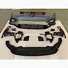 Volkswagen Golf Uyumlu 7 İçin Golf 45419 R Ön Tampon Panjur Seti