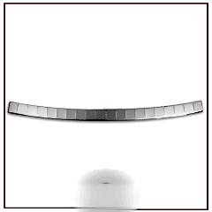 Peugeot 3008 Uyumlu Arka Tampon Üstü Koruma -2016 Paslanmaz Çelik Parça