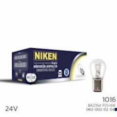 Niken 24V 1016 Ampul YT (P21/4W) BAZ15D 10 LU