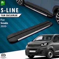 S-Dizayn Fiat Scudo 3 Uzun Şase S-Line Krom Yan Basamak 243 Cm 2020 Üzeri A+ Kalite