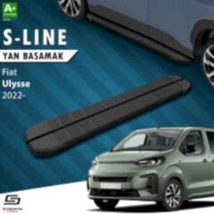 S-Dizayn Fiat Ulysse Uzun Şase S-Line Siyah Yan Basamak 243 Cm 2022 Üzeri A+ Kalite