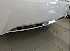 Toyota Corolla Uyumlu 2013-2016 Arka Tampon Alt Kaplama Nikelaj