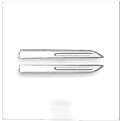 Renault Megane Uyumlu 4 Çamurluk Kromu -2016 Paslanmaz Çelik Parça