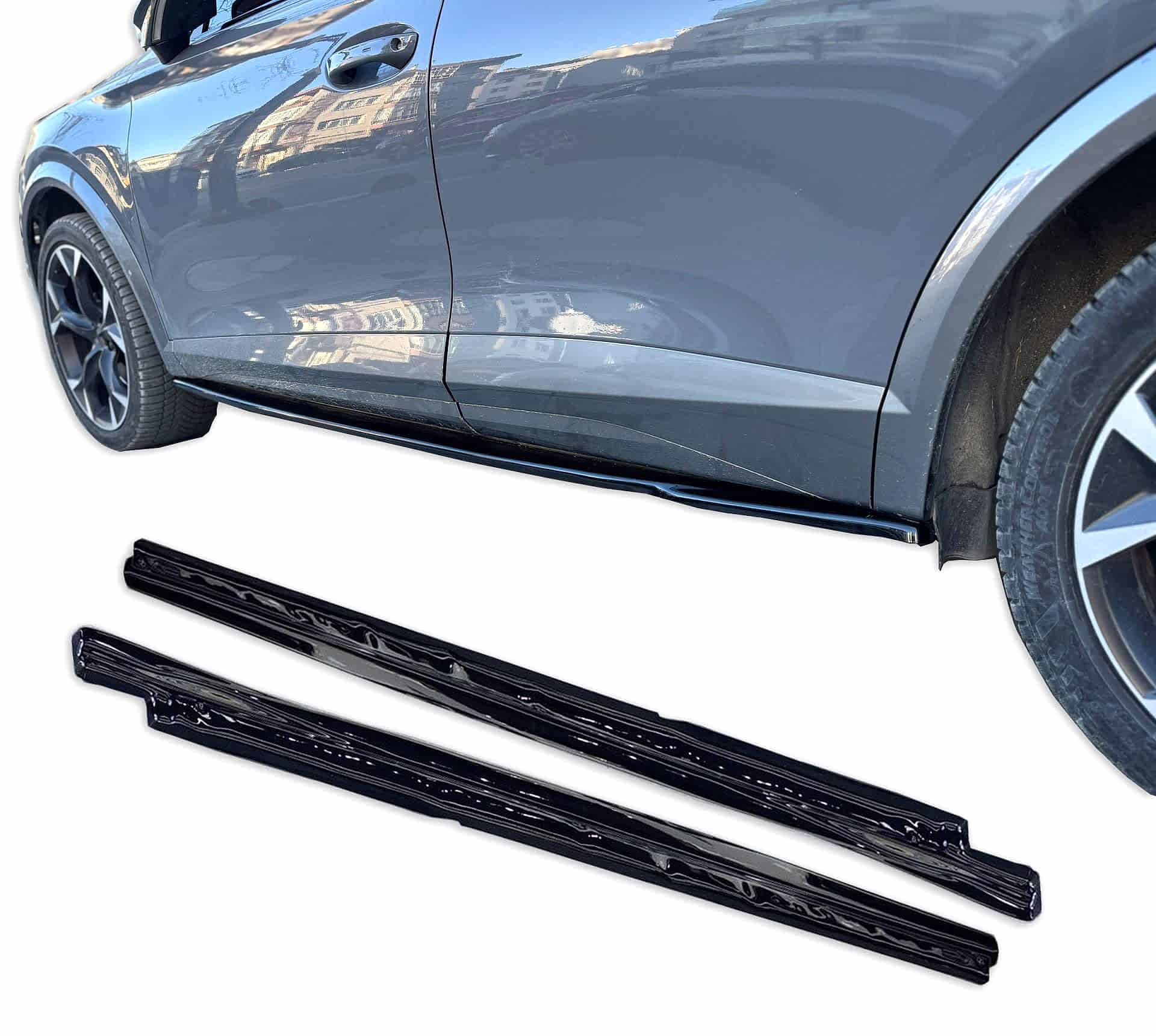 Cupra Formentor Uyumlu Araca Özel Yan Marşpiyel Altı Lip (Parlak Siyah Boyalı)
