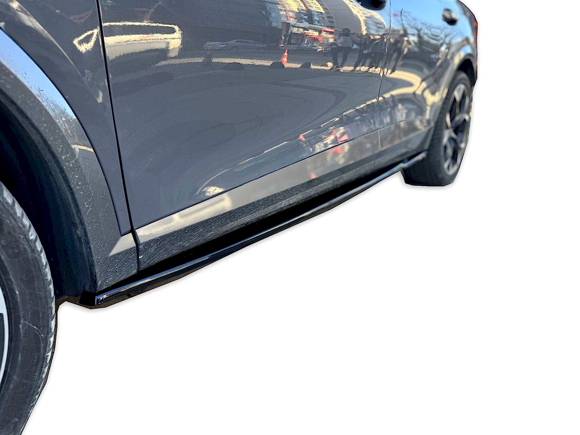 Cupra Formentor Uyumlu Araca Özel Yan Marşpiyel Altı Lip (Parlak Siyah Boyalı)