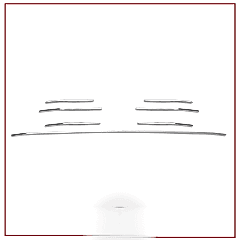 Renault Megane Uyumlu 4 Ön Tampon Çıtası Çelik Parça