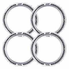 Mazda Uyumlu 13 Jant B-B-S Testere Lastik Yanağı Beyaz Renk 1 Takım 4 Adet