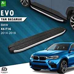 S-Dizayn Bmw X6 F16 Evo Krom Yan Basamak 193 Cm 2014-2018 A+ Kalite