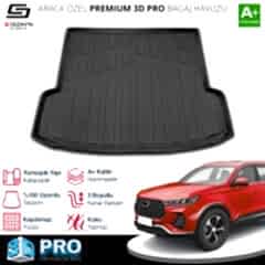 S-Dizayn Chery Tiggo 7 Pro 3D Pro Bagaj Havuzu 2022 Üzeri A+ Kalite