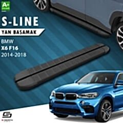 S-Dizayn Bmw X6 F16 S-Line Siyah Yan Basamak 193 Cm 2014-2018 A+ Kalite