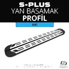 S-Plus Gri Yan Basamak Profil 183 Cm