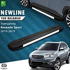 S-Dizayn Ssangyong Korando Sport NewLine Aluminyum Yan Basamak 203 Cm 2010-2019 A+ Kalite