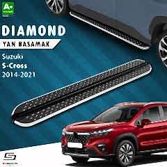S-Dizayn Suzuki SX4 2 S-Cross Diamond Krom Yan Basamak 173 Cm 2014-2021