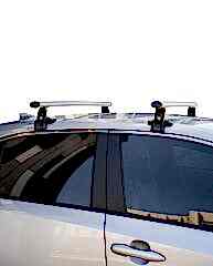 Kia Rio (UB) Hatchback 2011-2015 Arası Turtle Mexfit Oluklu ara atkı tavan barı GRİ