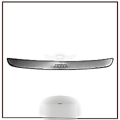 Volkswagen Jetta Uyumlu Tampon Üstü Koruma -2011 Paslanmaz Çelik Parça