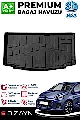S-Dizayn Hyundai i10 3D Pro Bagaj Havuzu 2013-2019 A+ Kalite