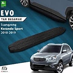 S-Dizayn Ssangyong Korando Sport Evo Siyah Yan Basamak 203 Cm 2010-2019 A+ Kalite