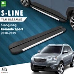 S-Dizayn Ssangyong Korando Sport S-Line Aluminyum Yan Basamak 203 Cm 2010-2019 A+ Kalite