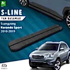 S-Dizayn Ssangyong Korando Sport S-Line Siyah Yan Basamak 203 Cm 2010-2019 A+ Kalite