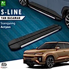 S-Dizayn Ssangyong Actyon S-Line Krom Yan Basamak 183 Cm 2024 Üzeri A+ Kalite