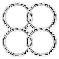 Mazda Uyumlu 14 Jant B-B-S Testere Lastik Yanağı Beyaz Renk 1 Takım 4 Adet