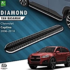 S-Dizayn Chevrolet Captiva Diamond Krom Yan Basamak 183 Cm 2006-2018