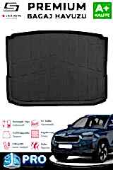 S-Dizayn Skoda Karoq 3D Pro Bagaj Havuzu 2017 Üzeri A+ Kalite