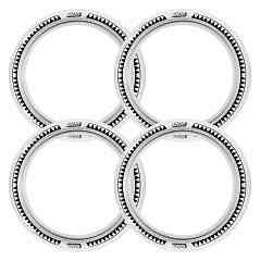 Chevrolet Uyumlu 15 Jant B-B-S Testere Lastik Yanağı Beyaz Renk 1 Takım 4 Adet