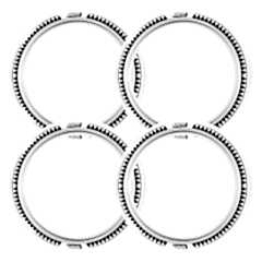 Dacia Uyumlu 15 Jant B-B-S Testere Lastik Yanağı Beyaz Renk 1 Takım 4 Adet