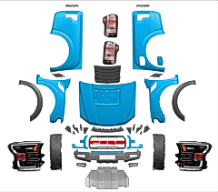 Ford Ranger F150 Raptor Dönüşüm Full - LED Far