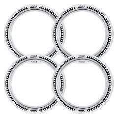 Mazda Uyumlu 15 Jant B-B-S Testere Lastik Yanağı Beyaz Renk 1 Takım 4 Adet